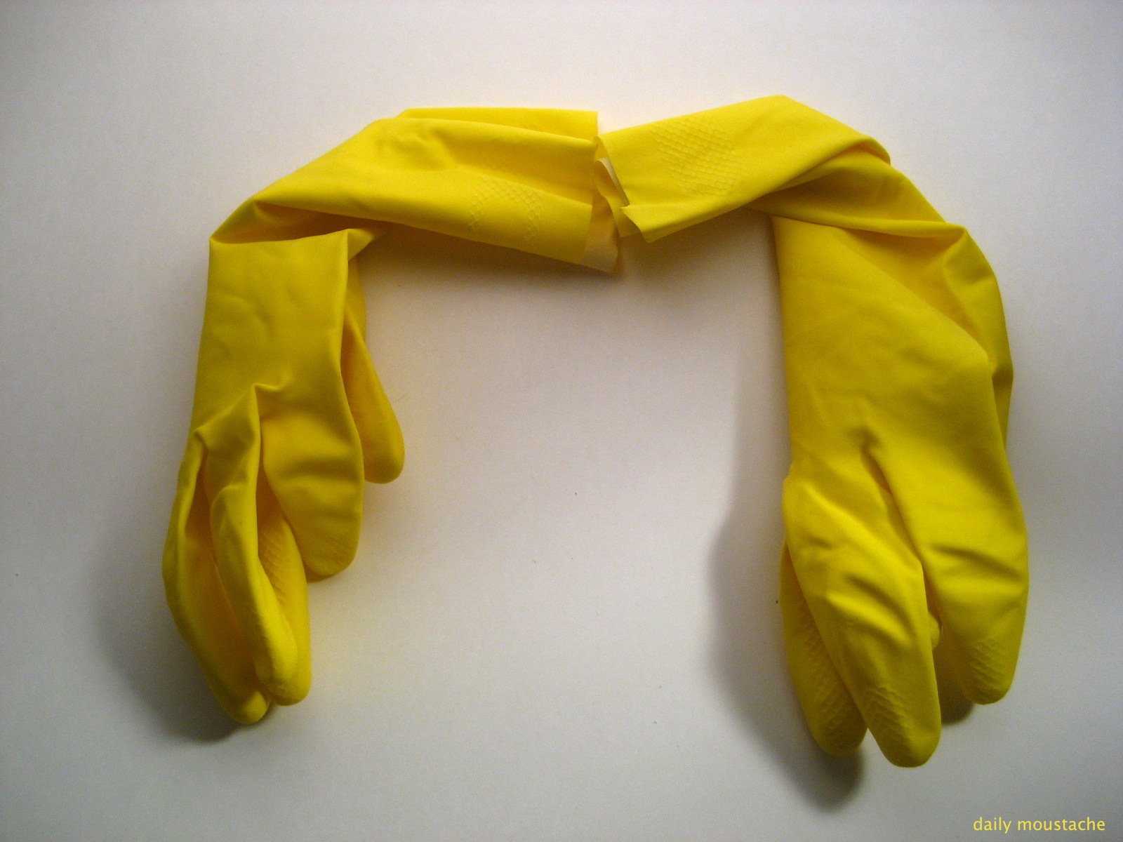 dailymoustache 49. Rubber gloves