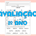 Avaliação Bimestral 1º ano de Língua Portuguesa