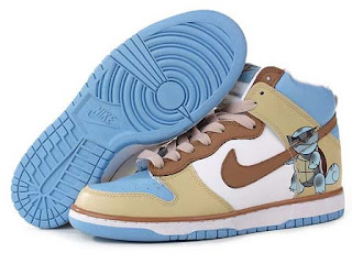 High Tops Nike SB Dunk : Pokemon Shoes - Squirtle Nike Dunk SB Hi For Men