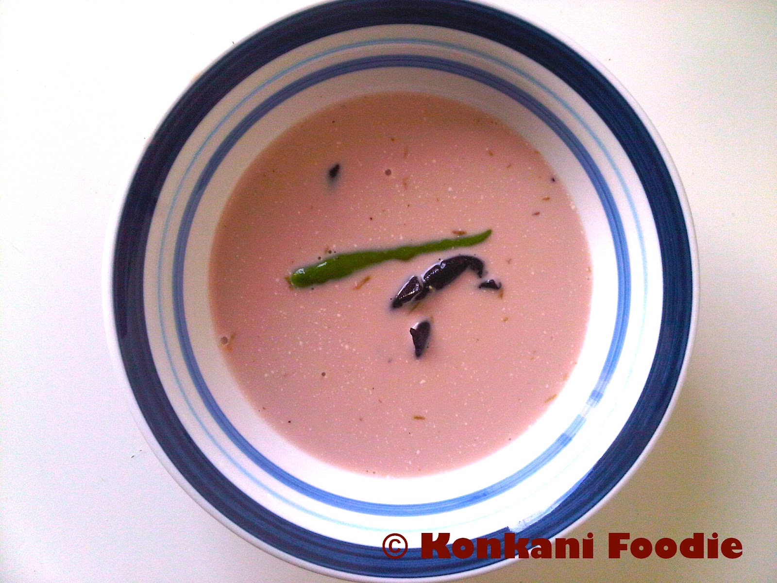 Konkani Foodie Sol Kadi with Ajwain (Owya chi Sol Kadi/ Ove Sol Kadi)