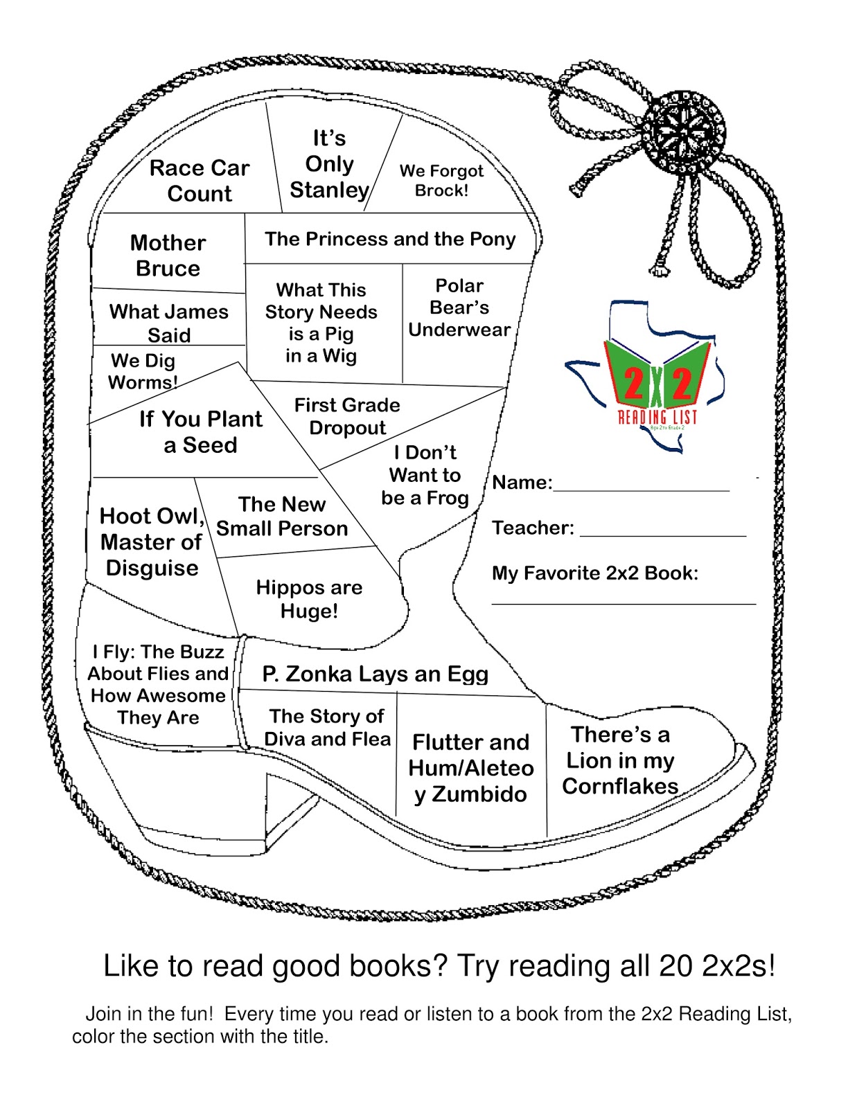 Mrs. Mattei's Book Bits Blog 2016 2x2 & Texas Award Showcase!