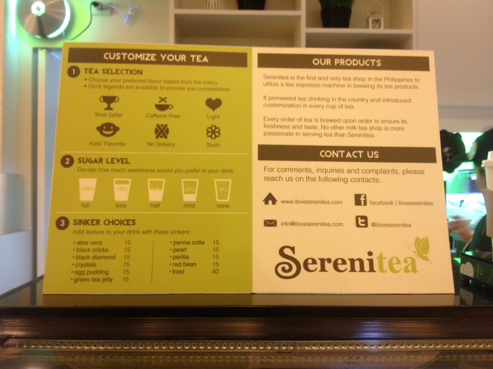 Quickie Serenitea Milk Tea in Shang Food In The Bag