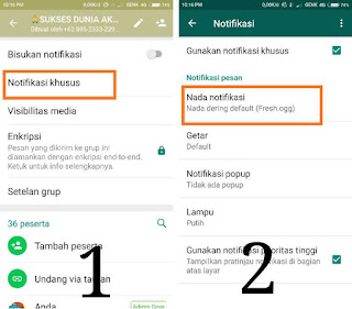 Cara Membedakan Notifikasi Setiap Kontak Whatsapp