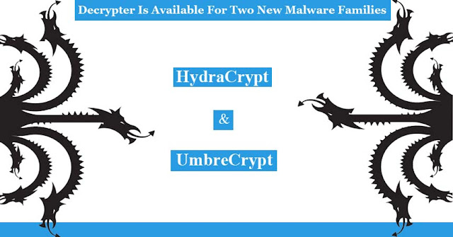 Software To Decrypt HydraCrypt and UmbreCrypt Ransomware Files