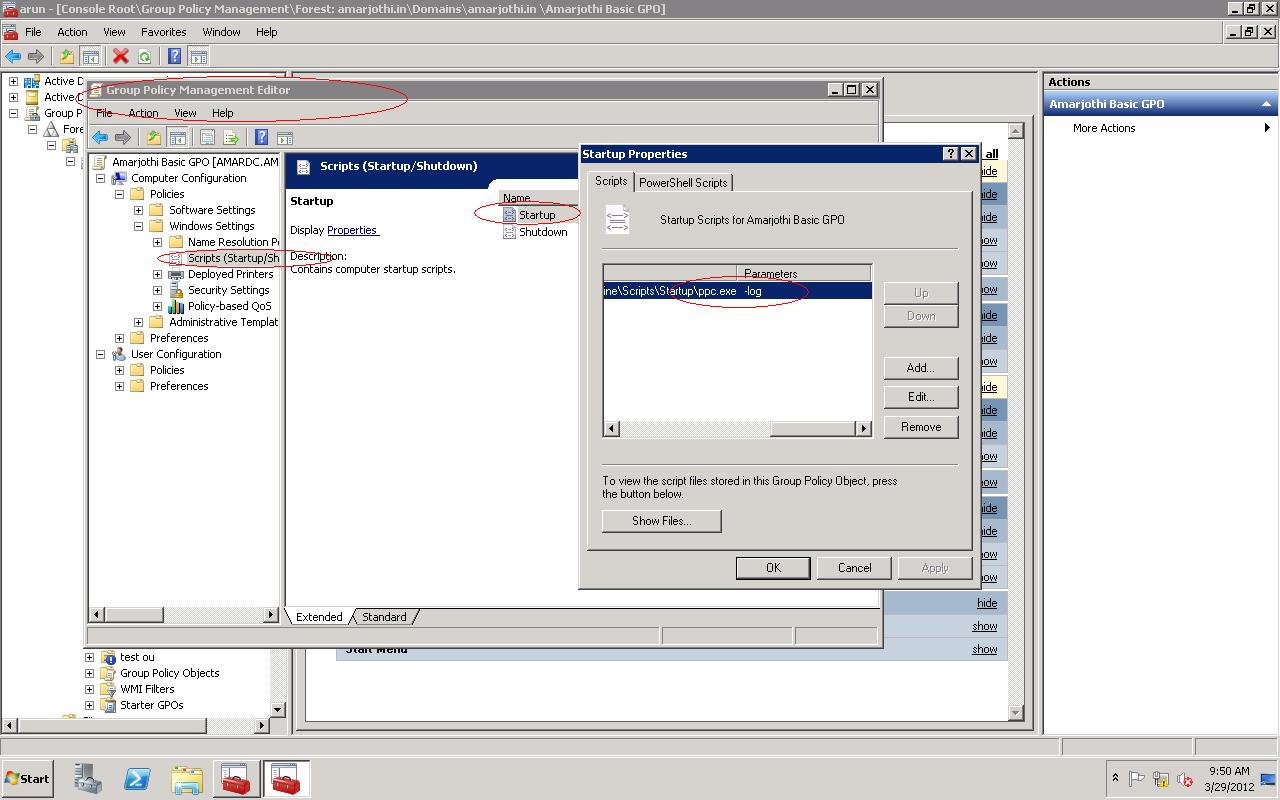 Arun IT Admin Printer Deployment using Group Policy for Win XP 32 bit