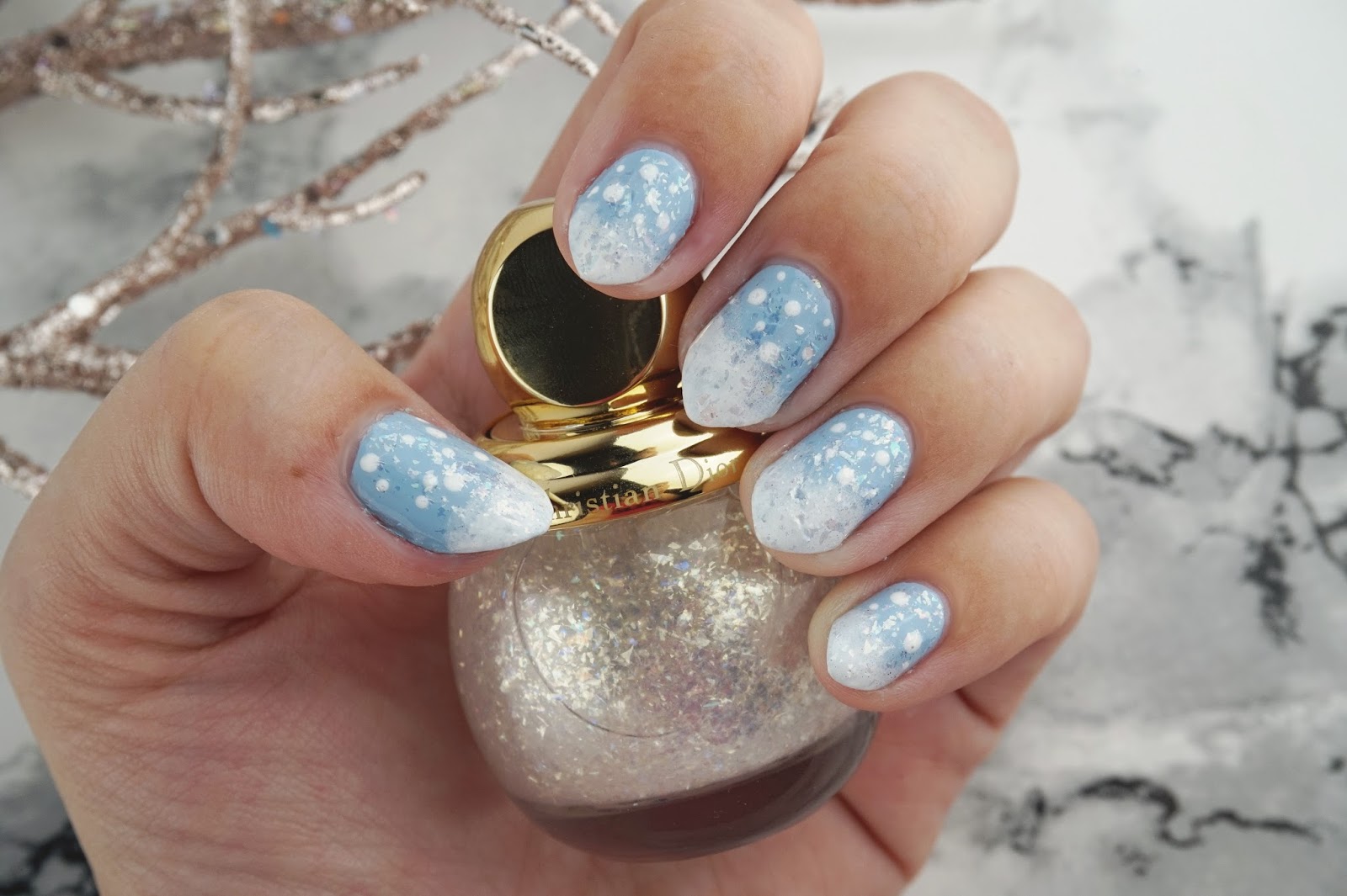 Easy Winter Nail Art Spill the Beauty