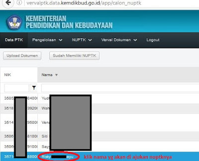 upload pengajuan nuptk