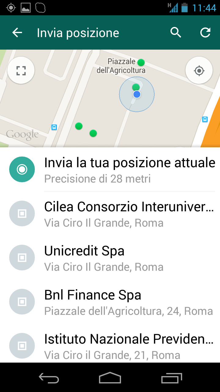 come scaricare immagini e inviare con whatsapp