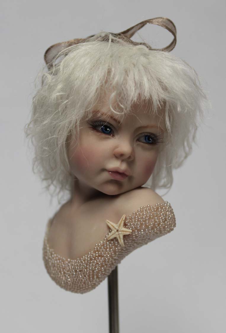 Art dolls by Claudine Roelens........ Busts are finished.