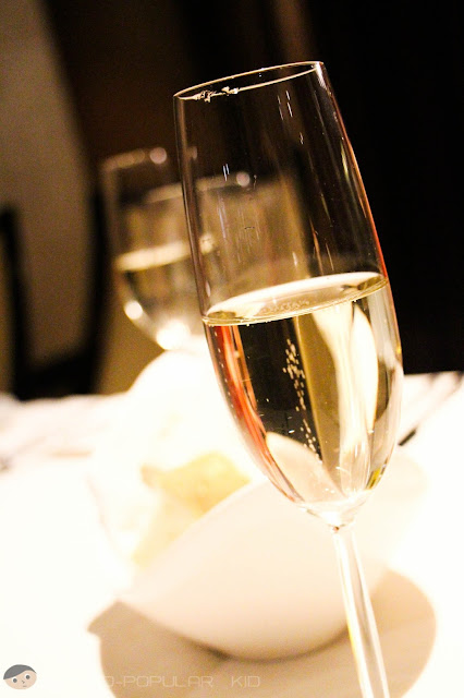 Complimentary Sparkling Wine from Tosca
