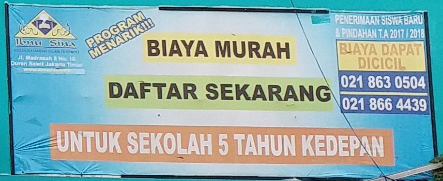 Fairus Salim SDIT IBNU SINA, DUREN SAWIT, JAKARTA