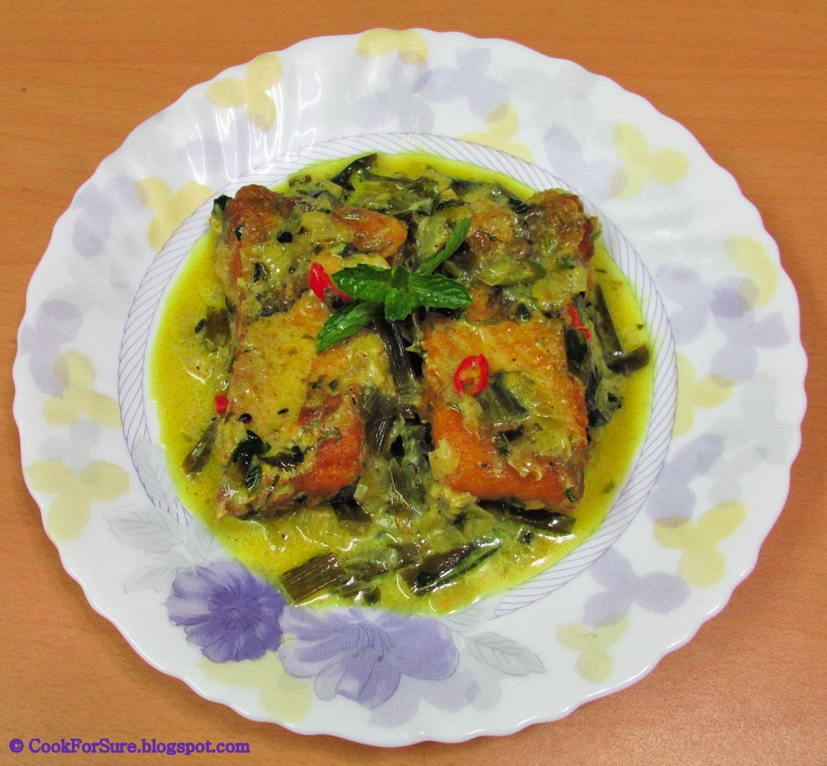 Green Fish Curry