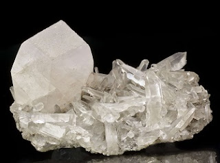 calcite on quartz