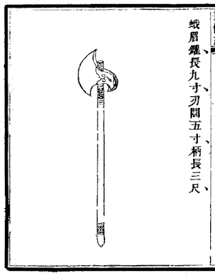 Ming Chinese axe