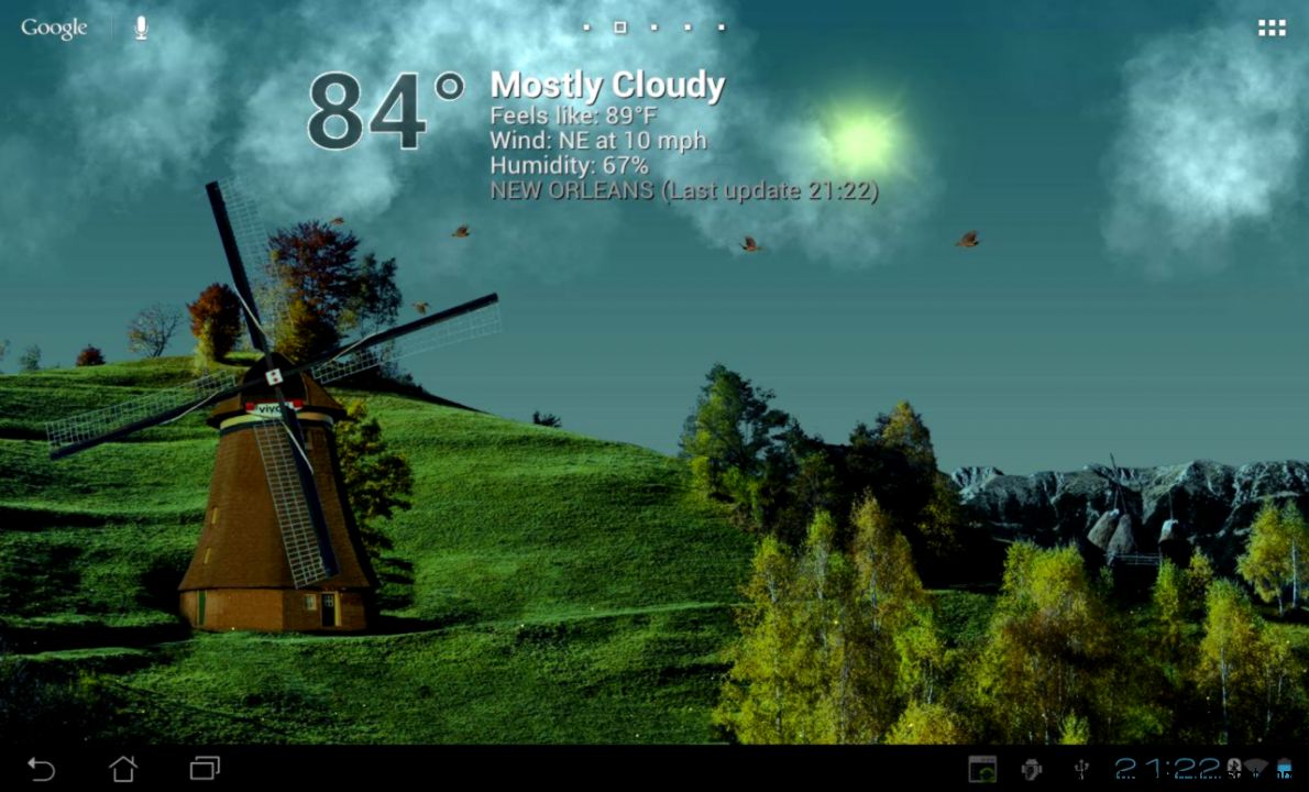 Live Weather Wallpaper For Android