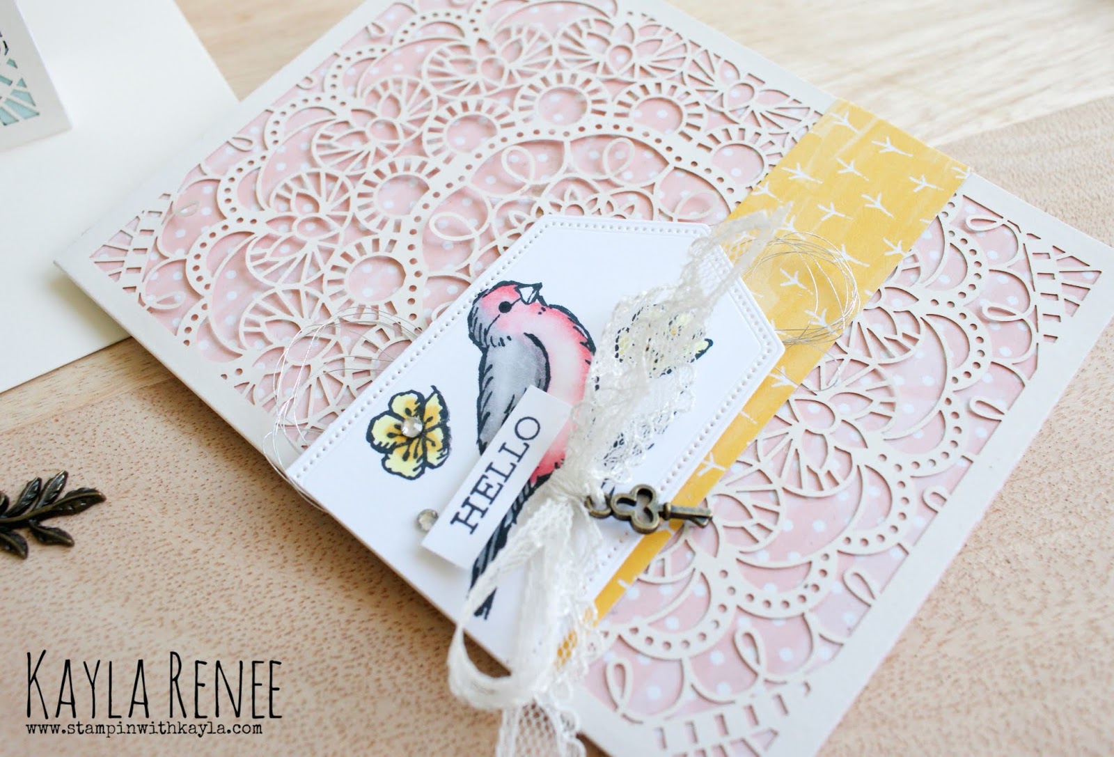 Love, Kayla Bird Ballad Laser Cut Notecards