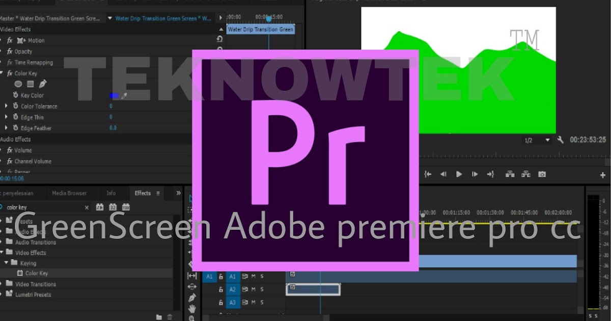 Cara Menghilangkan Green Screen Di Premiere / Cara