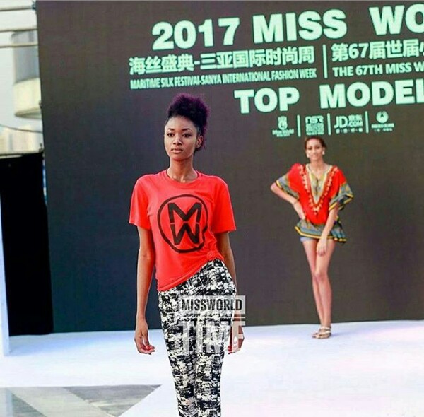Wow! History made as Miss Nigeria wins Top Model at Miss World 2017; advances to top 40 (photos)