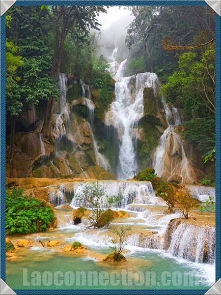Memories of Tat Kuang Si Waterfalls, Luangprabang