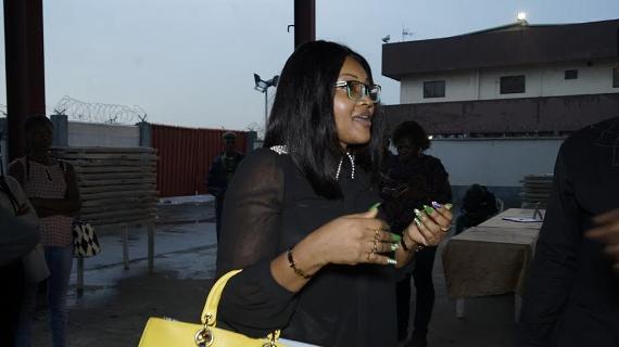 1 Photos: Mercy Aigbe stepped pictured at Moji Olaiya's memorial tribute