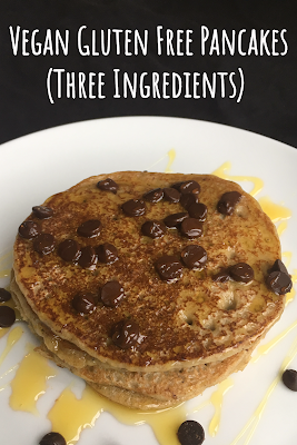 Vegan Gluten Free Pancakes (Three Ingredients)