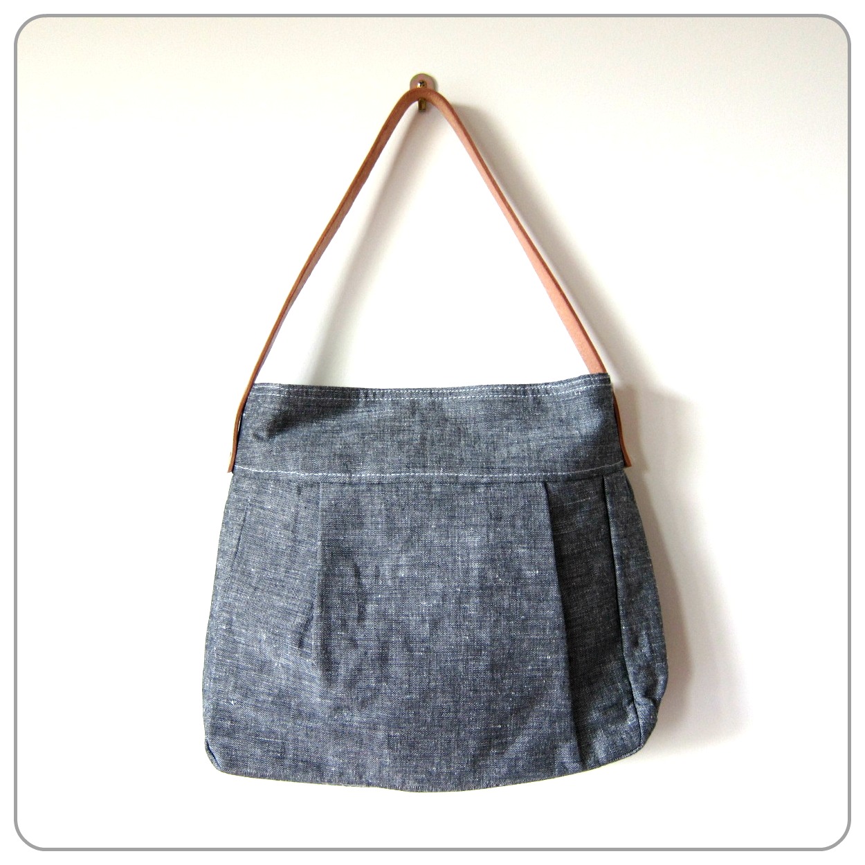 Kikay Designs Linen Hobo Bag