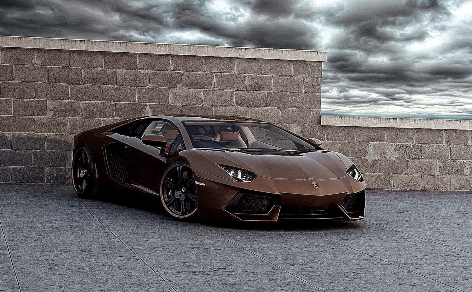 Brown Lamborghini Aventador Download Free At Wallpaperia