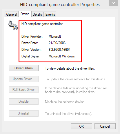 download hid compliant game controller driver