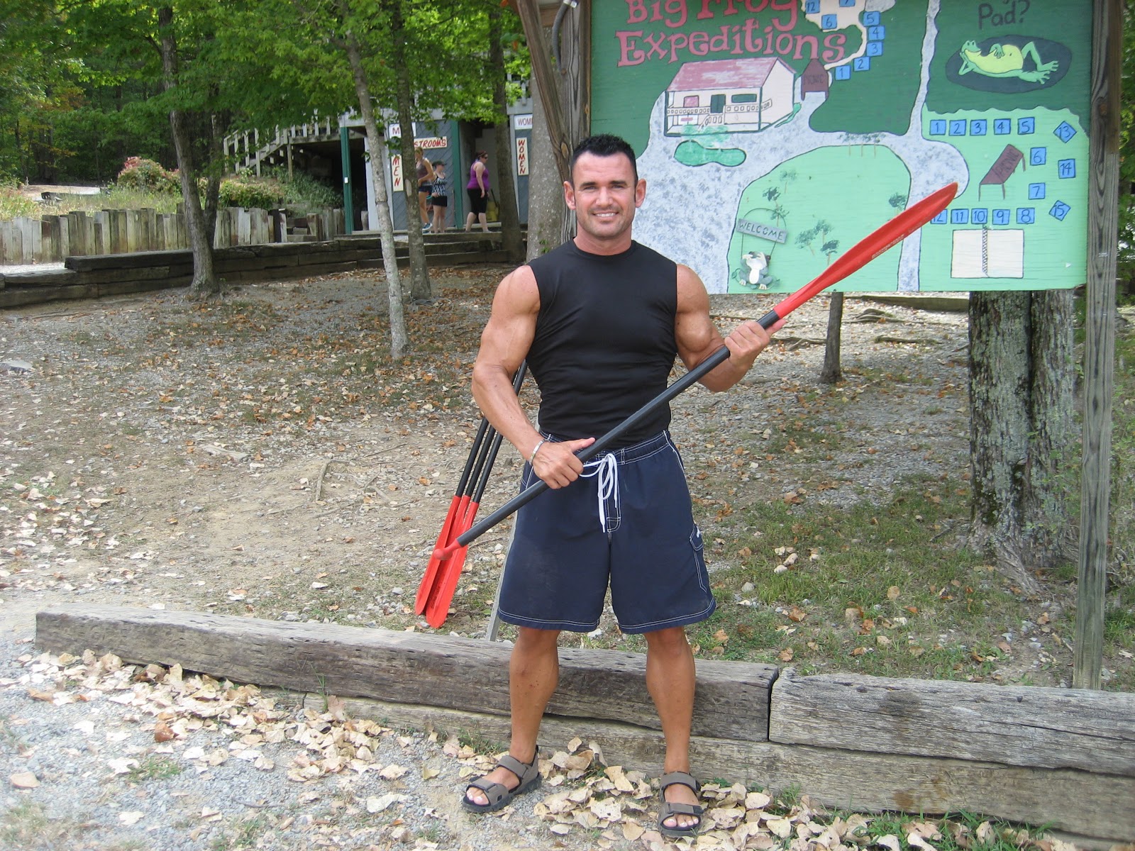 Jason, Jim, and Dave Riemens White Water Rafting