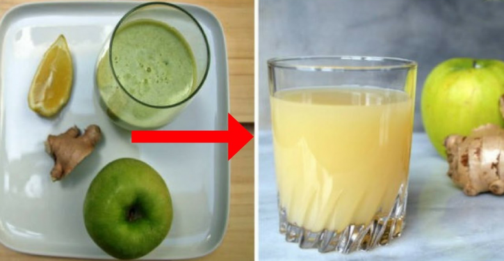 Mix Ginger, Apple And Lemon To Eliminate The Pounds Of Toxins From Your Body