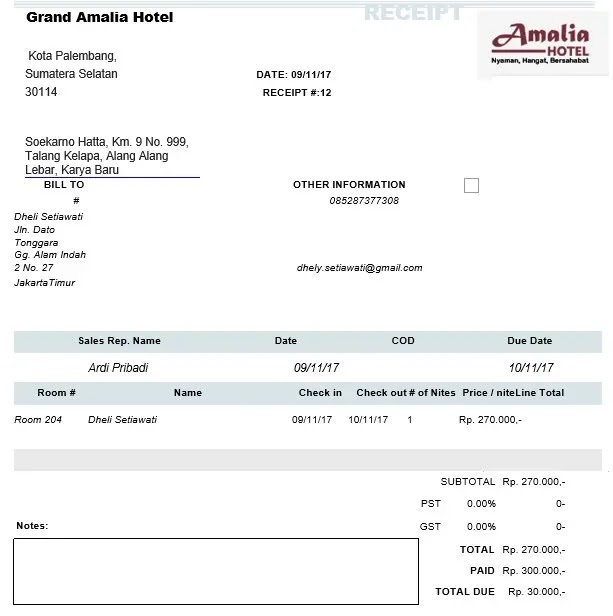 Contoh Surat Bill Pdf IzayahkruwMiranda