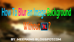 blur editor photoshop