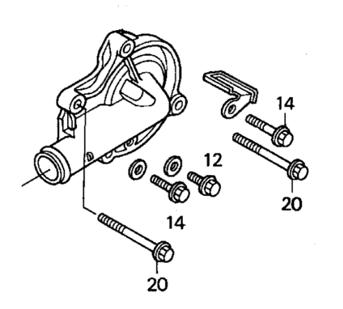 Coolant Drain - Which Bolt (Pictures Included) | Honda Shadow Forums