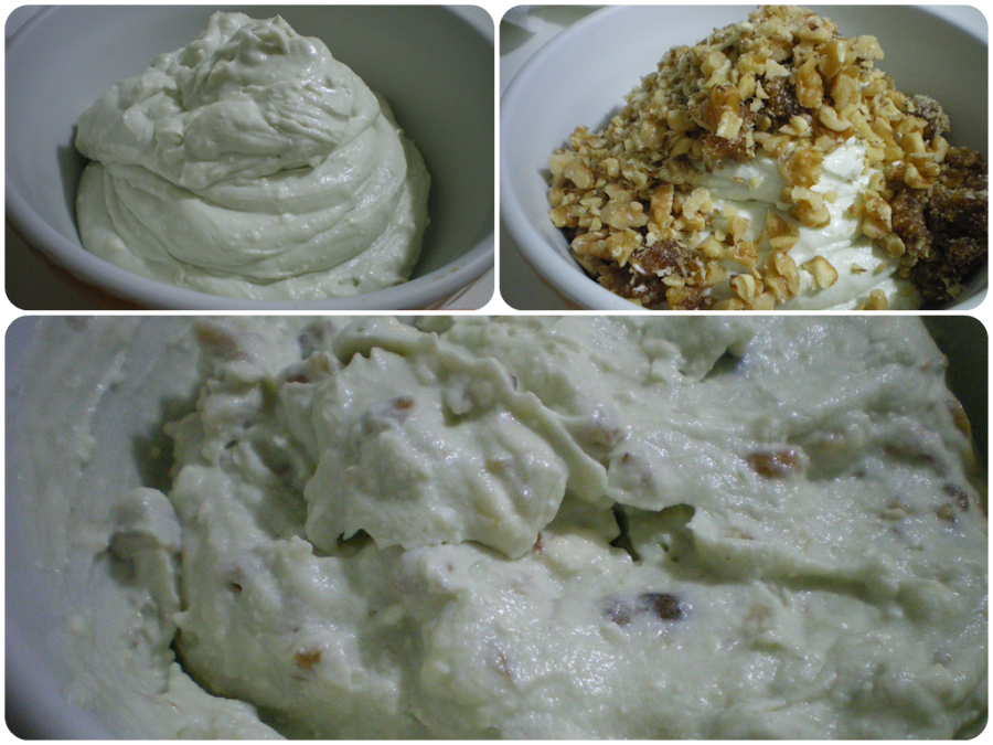 Hojaldritos rellenos de roquefort y nueces (Relleno)