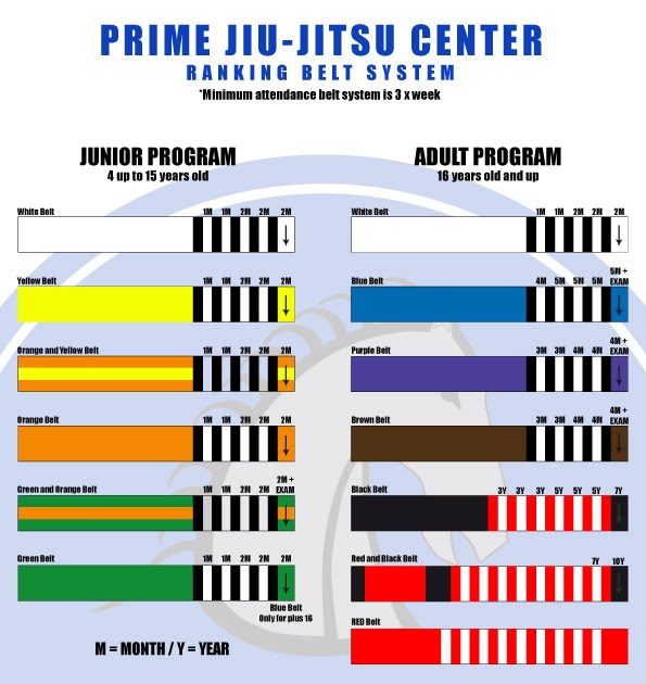 BJJ ONE NEWS: prime bjj belt system