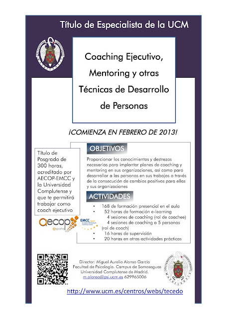Nuevo Curso Coaching UCM (Madrid) con Jorge Salinas