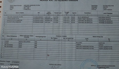 Cara Membuat NIK dan KK Palsu Gratis 2019 Cara Membuat NIK dan KK Palsu Gratis 2019
