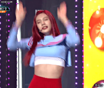 오늘자 뮤직뱅크 강렬한 빨간둥.gif | 인스티즈