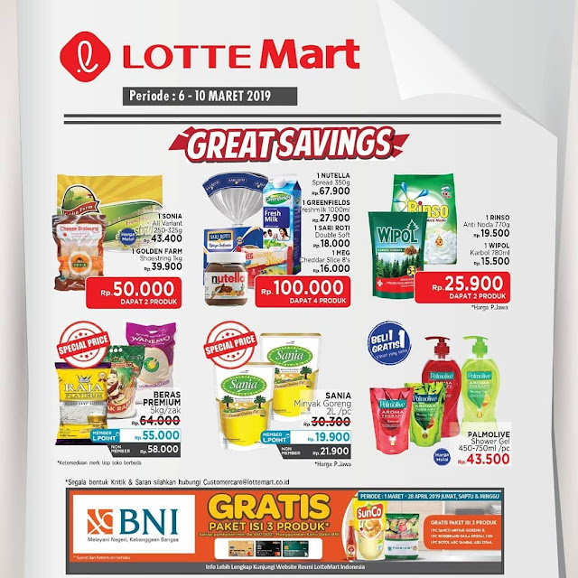 #LotteMart - #Promo #Katalog Hot Deals & Great Saving Periode 06 - 10 Maret 2019
