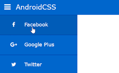 Css Drawer Menu Preview