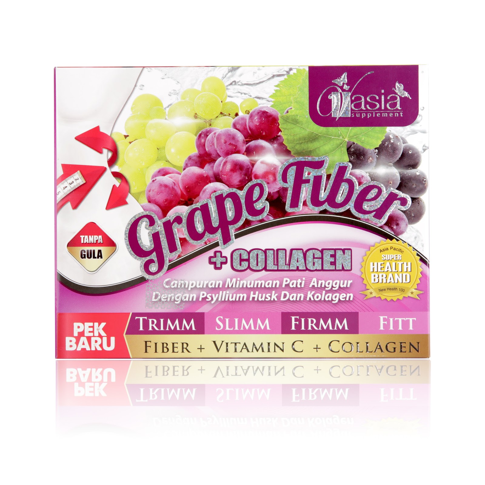 GEDUNG CIK LELA V'ASIA GRAPE FIBER + COLLAGEN