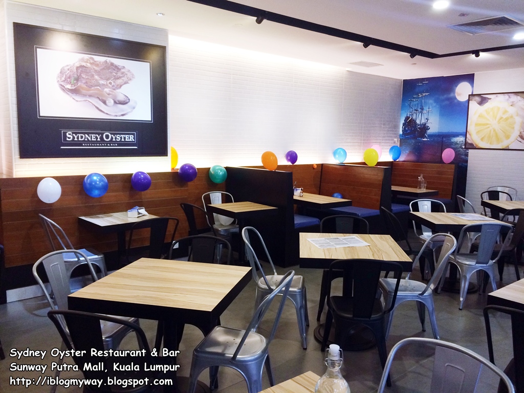 Sydney Oyster Restaurant & Bar Sunway Putra Mall, Kuala Lumpur I Blog My Way