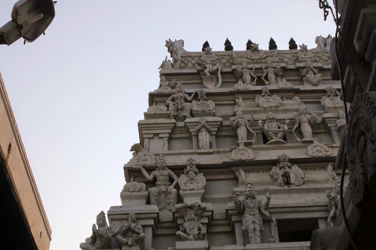 Temples of Chennai ancient Parthasarathy Temple Tiruvallikeni gopuram 