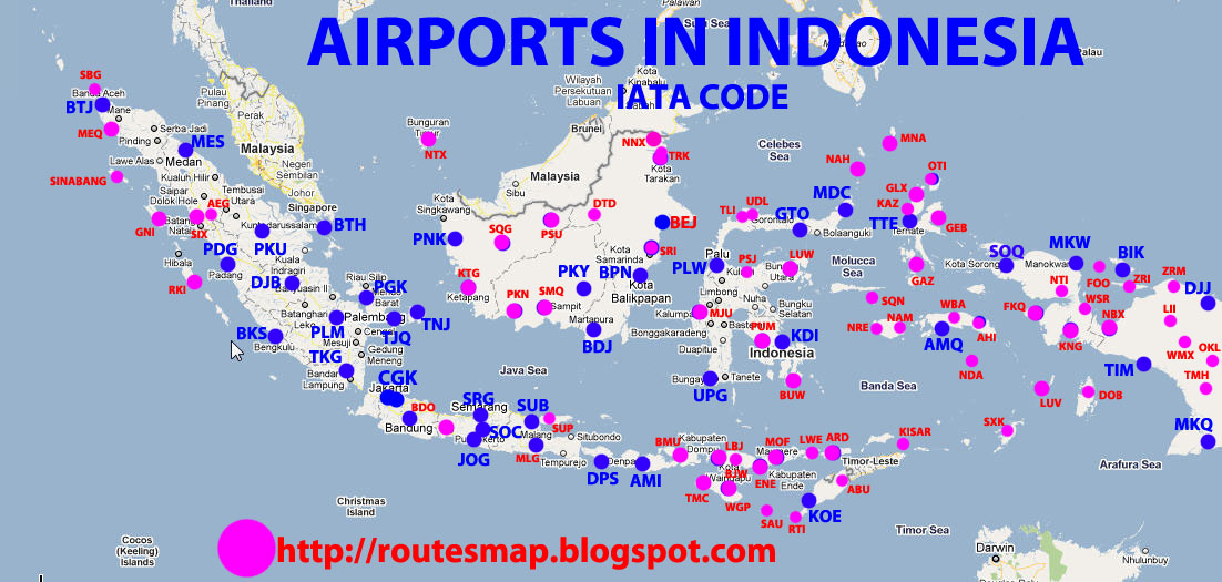 airports center: Indonesia airports