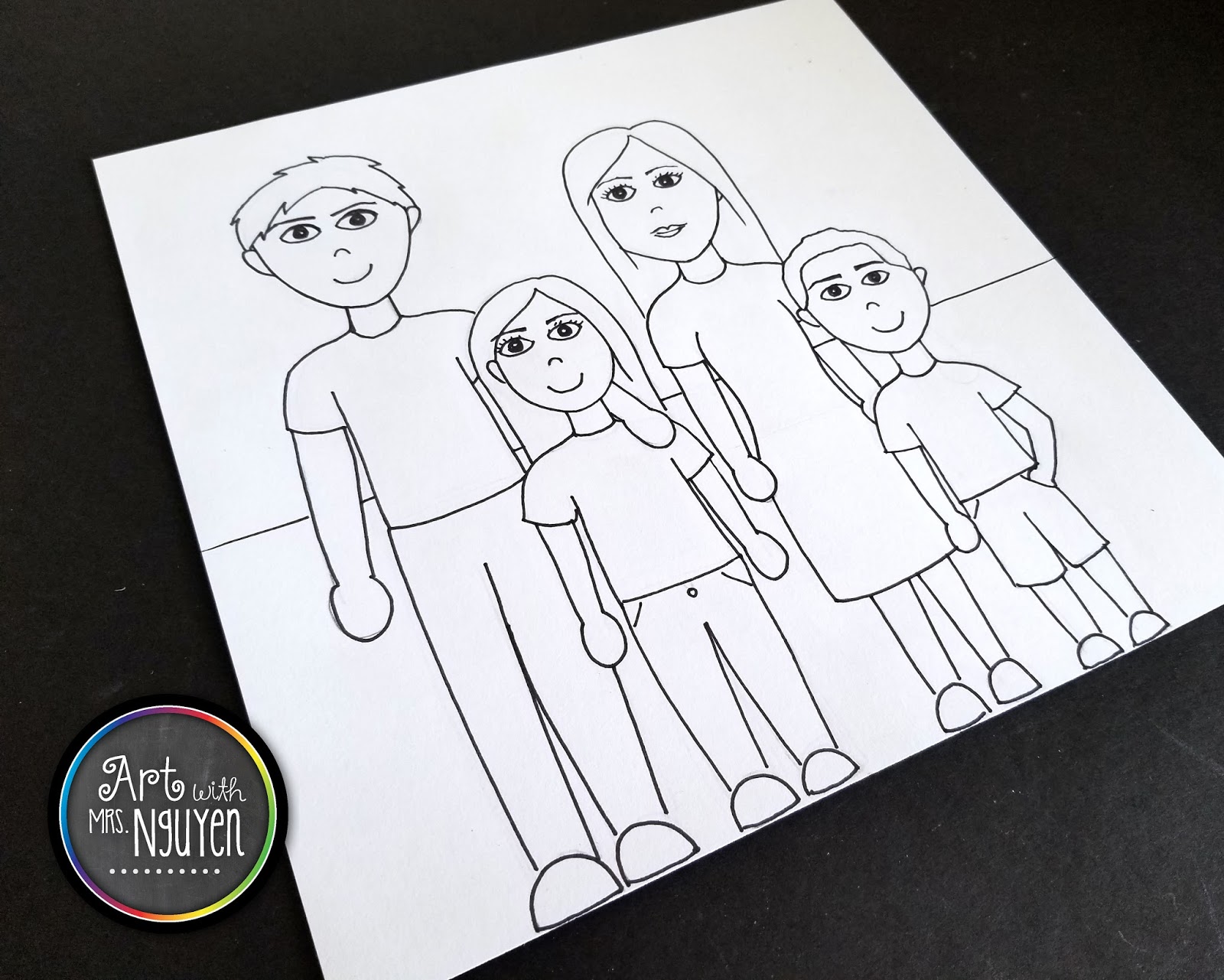 Family Portraits 3rd Art With Mrs Nguyen