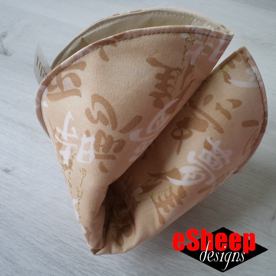 eSheep Designs Scrap Busting Quick & Easy Fabric Fortune Cookies
