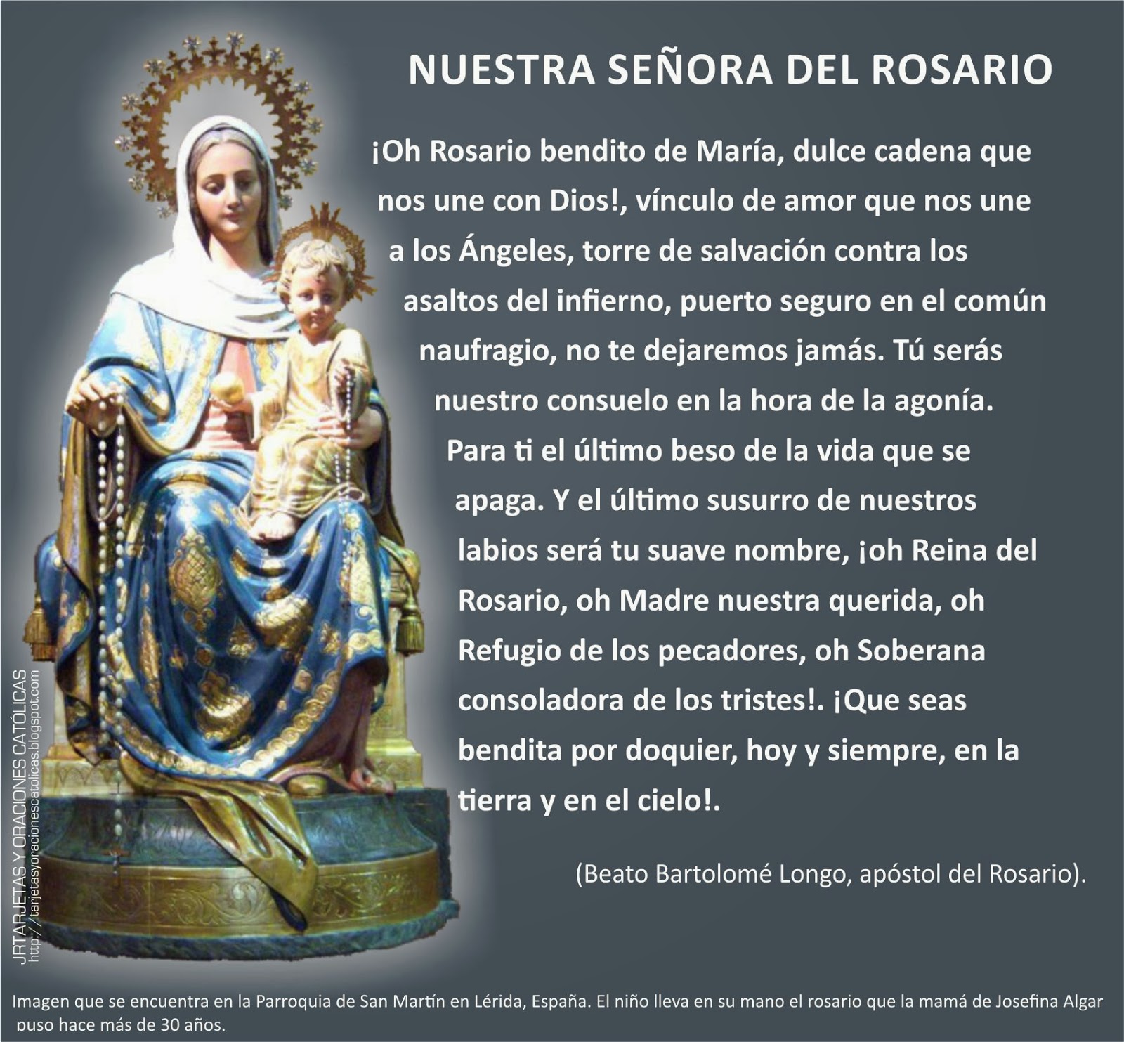 Lista 100+ Foto Imagen De La Virgen Del Rosario Alta Definición ...