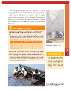 El compromiso social para el cuidado de ambiente - Historia Bloque 5to 2014-2015 