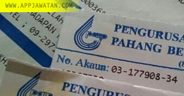Jawatan Kosong di Pengurusan Air Pahang Berhad (PAIP) - 31 ...