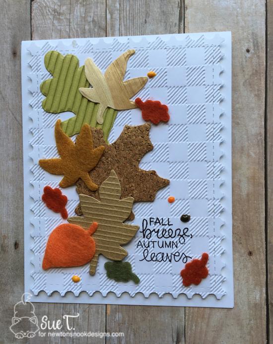Fall Breeze, Autumn Leaves by Sue features Shades of Autumn, Framework, and Autumn Newton by Newton's Nook Designs; #newtonsnook